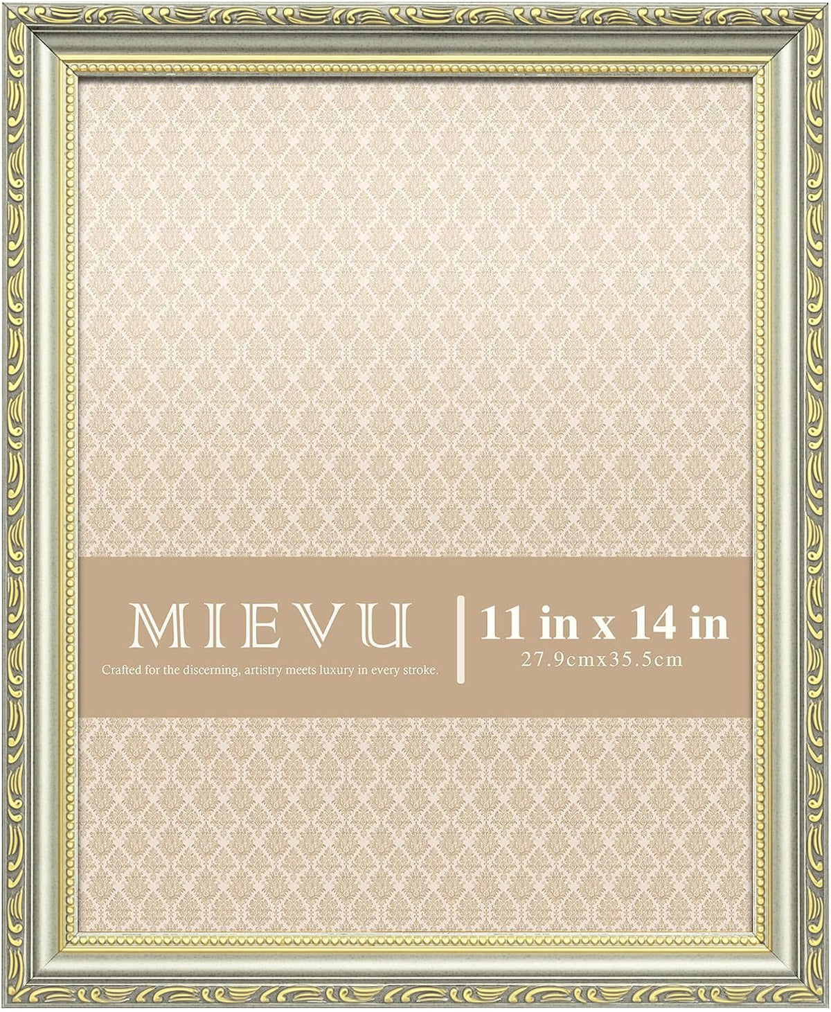 8x10 Picture Frame Gold, Ornate Vintage Photo Frame, Wall or Tabletop
