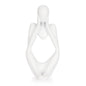 Sandstone Resin Thinker Statue Style Abstract Sculpture, Sandstone, Left