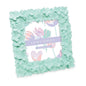 Laura Ashley 4x6 Pink Flower Textured Hand-Crafted Picture Frame w/Easel