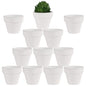 Yishang 1.9 Inch Tiny Terracotta Pots Pack of 12-Small Mini Clay Pots with Drainage Holes Flower Nursery Terra Cotta Planter for Tiny Cactus Herb lithop,Succulent Plants,Crafts,Wedding Favor