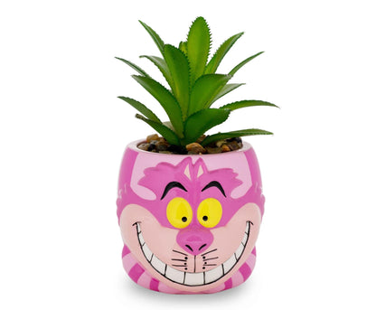 Silver Buffalo Disney Pixar WALL-E 4-Inch Ceramic Mini Planter with Artificial Succulent | Cute Small Flower Pot, Faux Indoor Plant for Desk Shelf