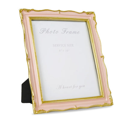 Cuspin 4x6 Vintage Picture Frame Gold Ornate Resin Arched Photo Frame