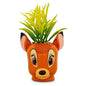 Silver Buffalo Disney Pixar WALL-E 4-Inch Ceramic Mini Planter with Artificial Succulent | Cute Small Flower Pot, Faux Indoor Plant for Desk Shelf
