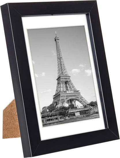 upsimples 4x6 Picture Frame, Photo Collage Wall Decor Set of 10, Black