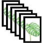 SESEAT 8x10 Picture Frame Brown Set of 6, Display Pictures 5x7 With mat or 8x10 Without Mat