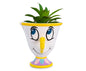 Silver Buffalo Disney Pixar WALL-E 4-Inch Ceramic Mini Planter with Artificial Succulent | Cute Small Flower Pot, Faux Indoor Plant for Desk Shelf