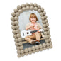 Isaac Jacobs 4x6 Glossy Rosemary Double Bauble Arch Photo Frame w/Easel