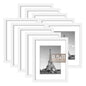 upsimples 4x6 Picture Frame, Photo Collage Wall Decor Set of 10, Black