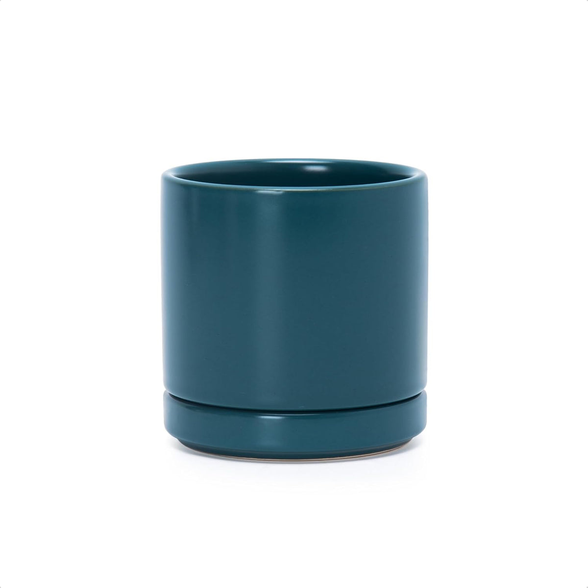 D'vine Dev 3.5 Inch Ceramic Planter Pot, Teal, 94-O-A-9