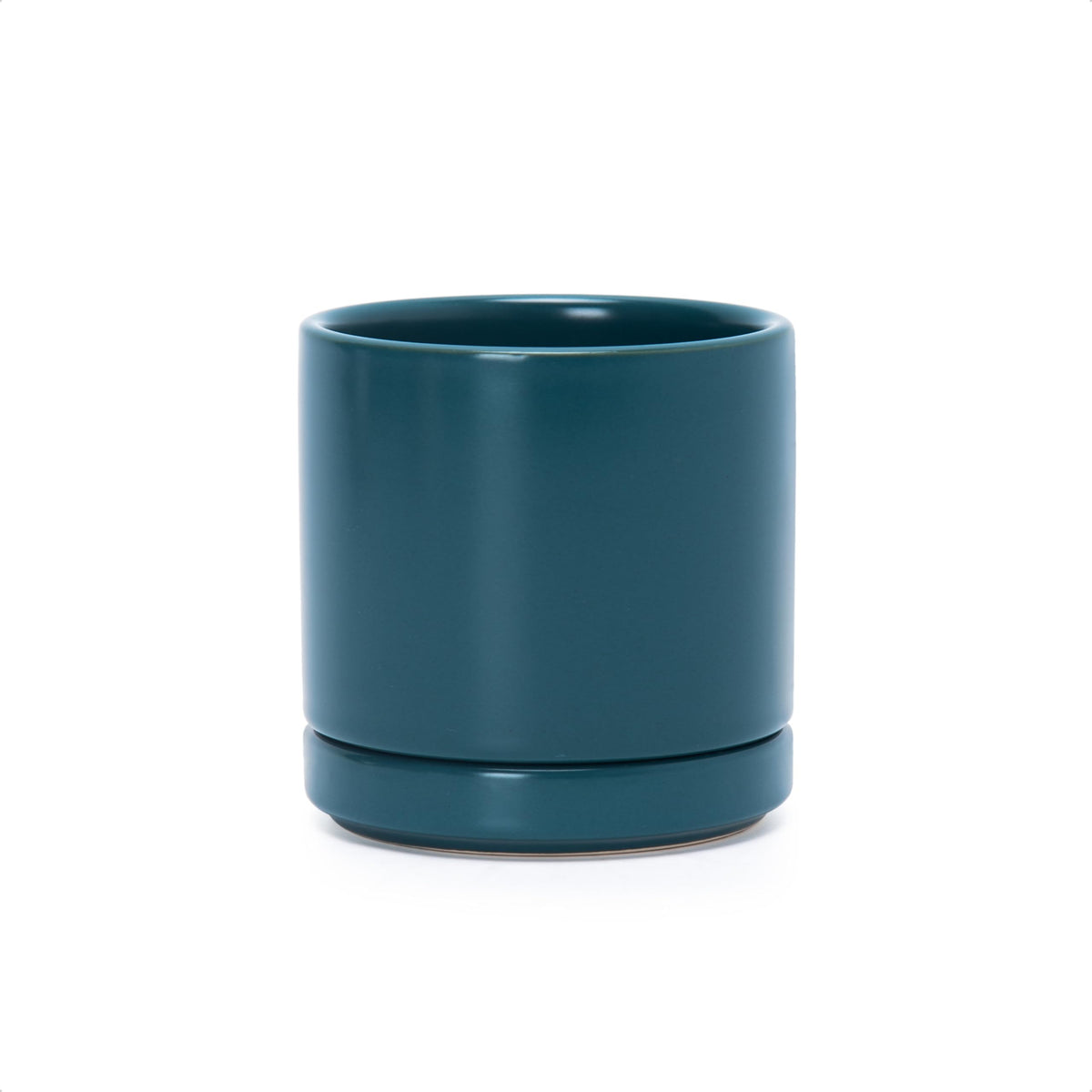 D'vine Dev 3.5 Inch Ceramic Planter Pot, Teal, 94-O-A-9