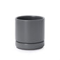 D'vine Dev 3.5 Inch Ceramic Planter Pot, Teal, 94-O-A-9