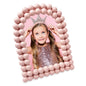 Isaac Jacobs 4x6 Glossy Rosemary Double Bauble Arch Photo Frame w/Easel