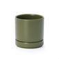 D'vine Dev 3.5 Inch Ceramic Planter Pot, Teal, 94-O-A-9