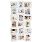HELLO LAURA - 4x6 Picture Frame Collage Large Photo Collage Frame for Wall 18 Openings Picture Frames Photo Frame Collage Wall Decor for Living Room Bedroom - Rusted Gold
