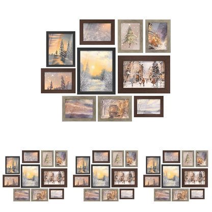 SONGMICS Collage Picture Frames, Set of 10, Glass