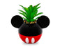 Silver Buffalo Disney Pixar WALL-E 4-Inch Ceramic Mini Planter with Artificial Succulent | Cute Small Flower Pot, Faux Indoor Plant for Desk Shelf