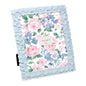 Laura Ashley 4x6 Pink Flower Textured Hand-Crafted Picture Frame w/Easel