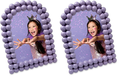 Isaac Jacobs 4x6 Glossy Rosemary Double Bauble Arch Photo Frame w/Easel