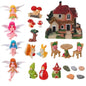 Fairy Garden Accessories 30Pcs Mini Fall Resin Figurines