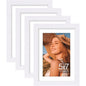 Vittanly 8x10 Picture Frames Set of 4, for Wall or Tabletop, Pale Pink