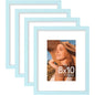 Vittanly 8x10 Picture Frames Set of 4, for Wall or Tabletop, Pale Pink