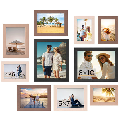 Funtopia 10 Pack Picture Frames Set, Picture Frames Collage Home Wall Decor