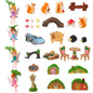 Fairy Garden Accessories 30Pcs Mini Fall Resin Figurines