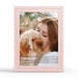 4x6 Picture Frame with Mat for 3.5x5, Wavy Edge Wooden Real Glass Photo Frame for Tabletop and Wall Hanging, Green, 1 Pack
