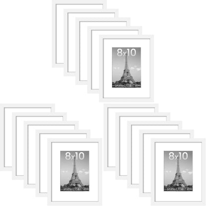 upsimples 11x14 Picture Frame, Gallery Wall Frames Set of 5, Gold