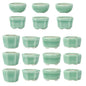 Bonsai Planter 1.8 inch (4.5cm) Mini Succulent Glazed Pots Set of 18 Green