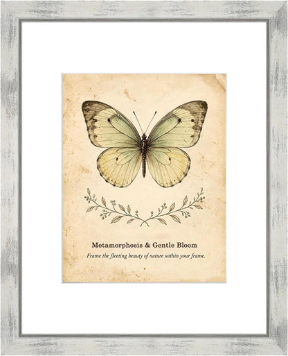 XUANLUO 5x7 Picture Frames Set of 4,Rustic Retro Photo Frame(Multicolor)