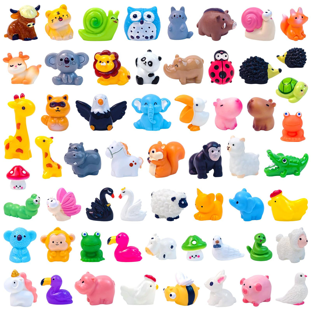 60 Pcs Mini Resin Dog Figures Puppy Animal Miniature Figurines