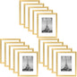 upsimples 11x14 Picture Frame, Gallery Wall Frames Set of 5, Gold