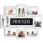 Jerry & Maggie Family Photo Frame 22x17, PVC Picture Frames Collage Wall Decor 9 Opening Wall Hanging For 6x4 Photos 8 Pack, No-Assembly 3D Design Waterproof Memorial Keepsake, Ashes