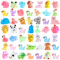 DIYDEC 40pcs Mini Resin Animal 40 Styles Tiny Resin Animals Miniature Little Small Animal Figures Bulk for Micro Fairy Garden Landscape Accessories Dollhouse Hide Crafts Decor Aquarium Toys