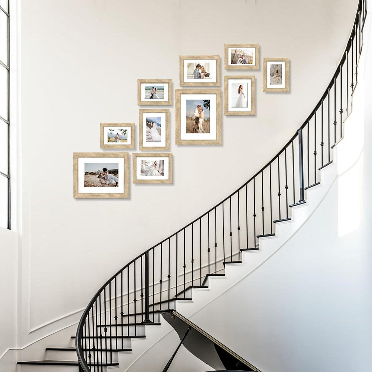 Povrgive Picture Frames Collage Wall Decor, Gallery Wall Frame Set of 10