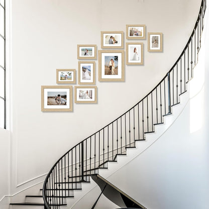 Povrgive Picture Frames Collage Wall Decor, Gallery Wall Frame Set of 10