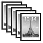 upsimples 11x14 Picture Frame, Gallery Wall Frames Set of 5, Gold
