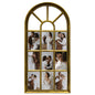 J.M.Deco Arched Collage Picture Frames Wall for Decor 9 Pieces 4 x 6 Photos
