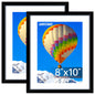 FIXSMITH 5x7 Picture Frame Bulk-4 Pack, Gold Picture Frames Collage Wall Decor, Wall & Tabletop Picture Frames, Photo Frame with HD Plexiglass, Display Pictures 4x6 with Mat or 5x7 Without Mat
