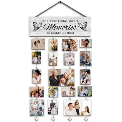 Family Picture Frames Collage Photo Hanging Display Picture Board