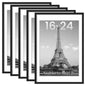 upsimples 11x14 Picture Frame, Gallery Wall Frames Set of 5, Gold