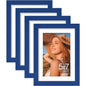 Vittanly 8x10 Picture Frames Set of 4, for Wall or Tabletop, Pale Pink