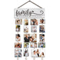 Family Picture Frames Collage Photo Hanging Display Picture Board