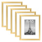 upsimples 11x14 Picture Frame, Gallery Wall Frames Set of 5, Gold
