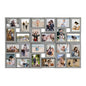 J.M.Deco Collage Picture Frames for Wall 24 Slots, Large Photo Frame Collage Wall Hanging for 4 x 6 Photo, Christmas Gift for Family or Friends - Retro Gold