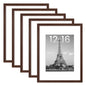 upsimples 11x14 Picture Frame, Gallery Wall Frames Set of 5, Gold