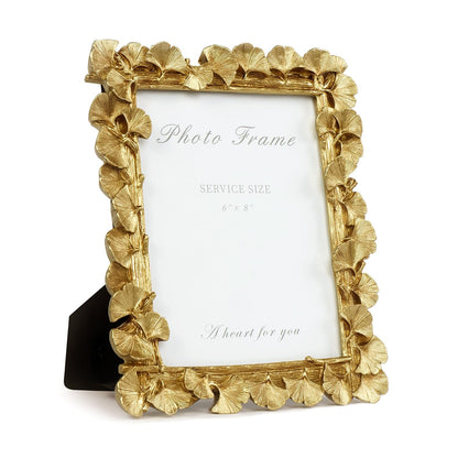 Cuspin 4x6 Vintage Picture Frame Gold Ornate Resin Arched Photo Frame