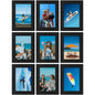 Vittanly 8x10 Picture Frames Set of 9 for Wall or Tabletop Display, Gold