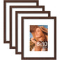 Vittanly 8x10 Picture Frames Set of 4, for Wall or Tabletop, Pale Pink